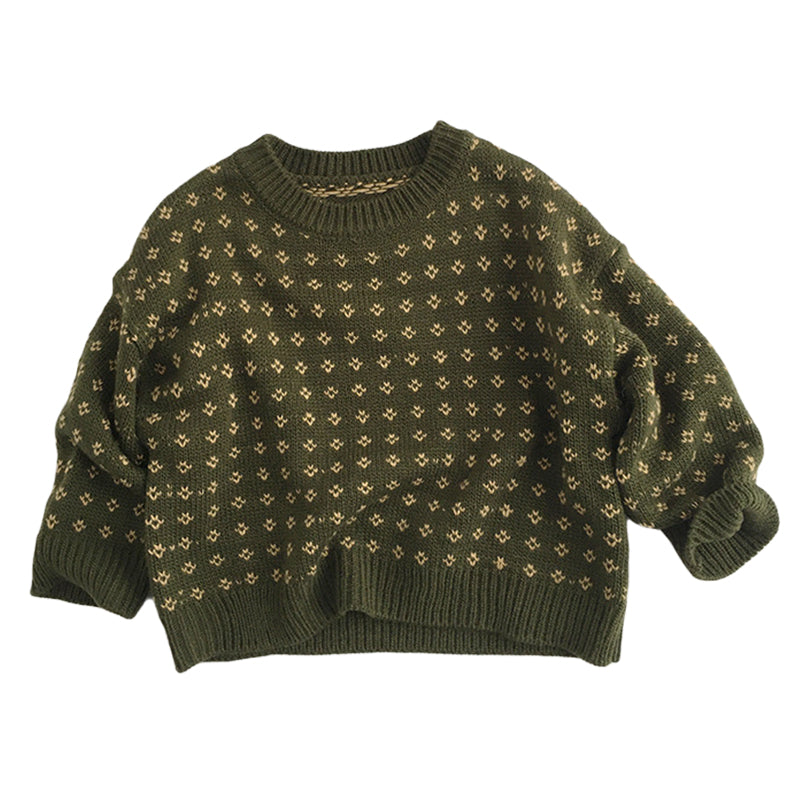 Baby Kid Unisex Flower Sweaters Wholesale 220914254