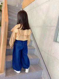 Load image into Gallery viewer, Kid Unisex Solid Color Pants Jeans Wholesale 220914293
