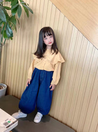 Load image into Gallery viewer, Kid Unisex Solid Color Pants Jeans Wholesale 220914293
