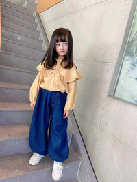 Load image into Gallery viewer, Kid Unisex Solid Color Pants Jeans Wholesale 220914293
