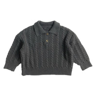 Load image into Gallery viewer, Baby Kid Unisex Solid Color Crochet Sweaters Wholesale 220914329
