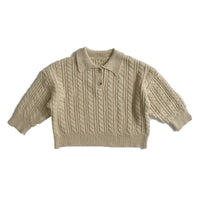 Load image into Gallery viewer, Baby Kid Unisex Solid Color Crochet Sweaters Wholesale 220914329
