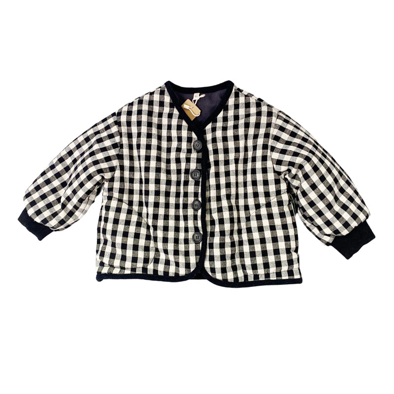 Baby Kid Unisex Checked Jackets Outwears Wholesale 220914335