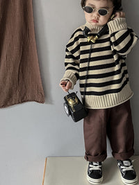 Load image into Gallery viewer, Baby Kid Unisex Striped Sweaters Wholesale 220914338
