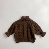 Load image into Gallery viewer, Baby Kid Unisex Solid Color Crochet Sweaters Wholesale 220914349
