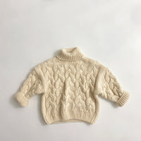 Load image into Gallery viewer, Baby Kid Unisex Solid Color Crochet Sweaters Wholesale 220914349

