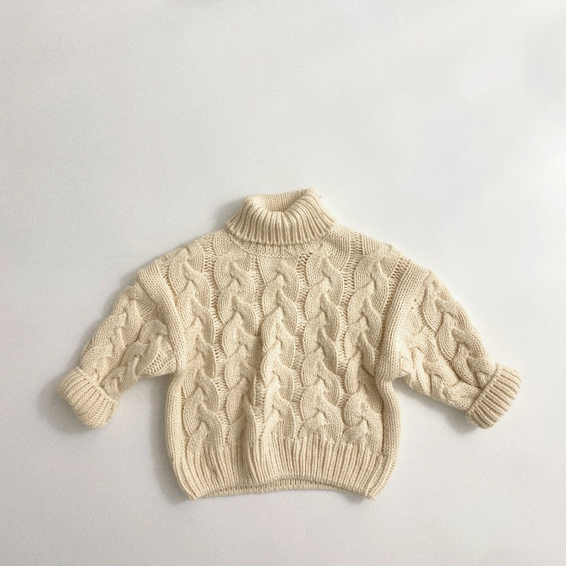 Baby Kid Unisex Solid Color Crochet Sweaters Wholesale 220914349