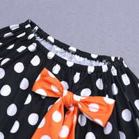 Load image into Gallery viewer, Baby Kid Girls Polka dots Cartoon Print Halloween Dresses Wholesale 22091437
