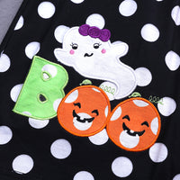Load image into Gallery viewer, Baby Kid Girls Polka dots Cartoon Print Halloween Dresses Wholesale 22091437
