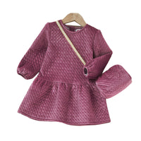 Load image into Gallery viewer, Baby Kid Girls Solid Color Dresses Wholesale 220914384
