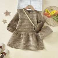 Load image into Gallery viewer, Baby Kid Girls Solid Color Dresses Wholesale 220914384
