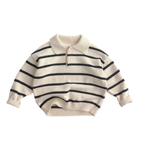 Load image into Gallery viewer, Baby Kid Unisex Striped Sweaters Knitwear Wholesale 220914398
