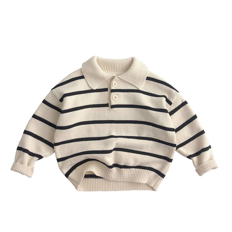 Baby Kid Unisex Striped Sweaters Knitwear Wholesale 220914398