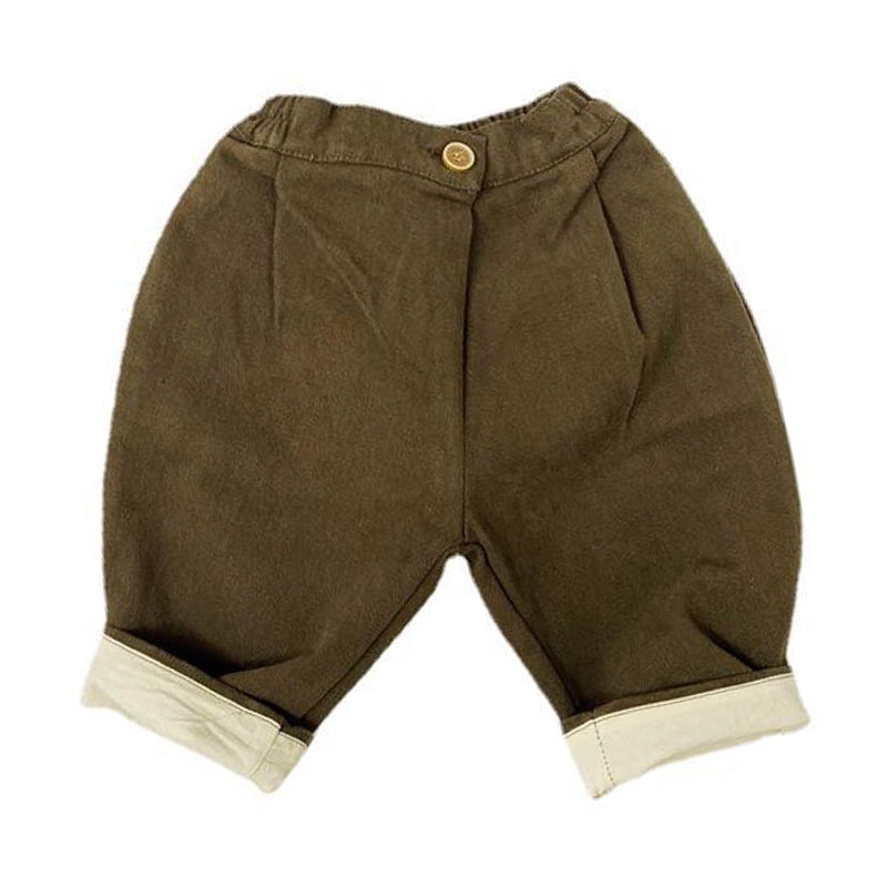 Baby Kid Unisex Solid Color Pants Wholesale 220914402