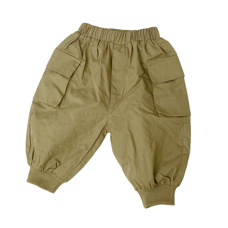 Baby Kid Unisex Solid Color Pants Wholesale 220914403
