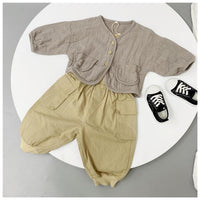 Load image into Gallery viewer, Baby Kid Unisex Solid Color Pants Wholesale 220914403
