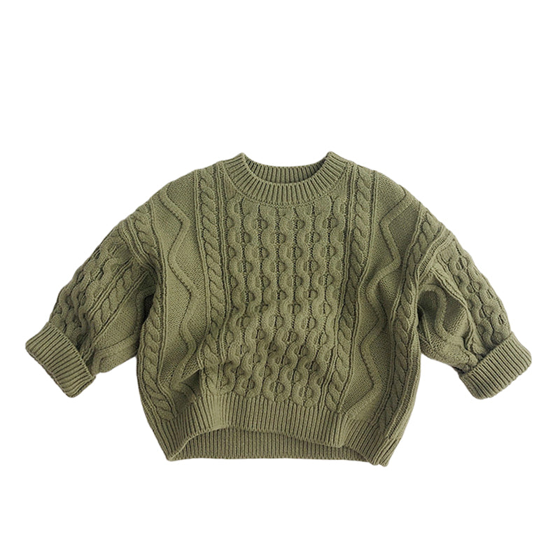 Baby Kid Unisex Solid Color Sweaters Wholesale 220914455