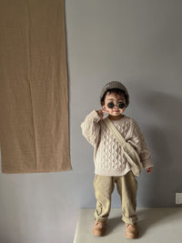 Load image into Gallery viewer, Baby Kid Unisex Solid Color Sweaters Wholesale 220914455

