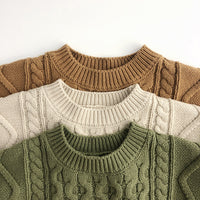 Load image into Gallery viewer, Baby Kid Unisex Solid Color Sweaters Wholesale 220914455
