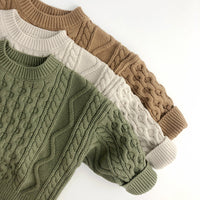 Load image into Gallery viewer, Baby Kid Unisex Solid Color Sweaters Wholesale 220914455
