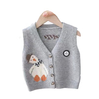 Load image into Gallery viewer, Baby Kid Unisex Animals Cartoon Print Vests Waistcoats Wholesale 220914467
