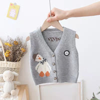 Load image into Gallery viewer, Baby Kid Unisex Animals Cartoon Print Vests Waistcoats Wholesale 220914467
