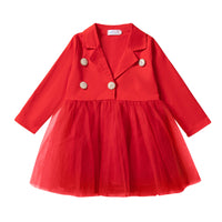 Load image into Gallery viewer, Baby Kid Girls Solid Color Lace Dresses Wholesale 220914468
