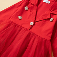 Load image into Gallery viewer, Baby Kid Girls Solid Color Lace Dresses Wholesale 220914468
