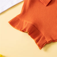 Load image into Gallery viewer, 3 Pieces Set Baby Girls Letters T-Shirts Solid Color Shorts And Bow Headwear Wholesale 220914525
