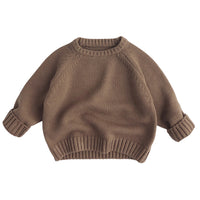 Load image into Gallery viewer, Baby Kid Unisex Solid Color Crochet Sweaters Wholesale 220914543
