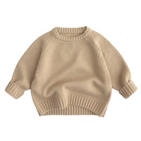 Load image into Gallery viewer, Baby Kid Unisex Solid Color Crochet Sweaters Wholesale 220914543
