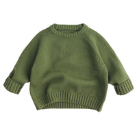 Load image into Gallery viewer, Baby Kid Unisex Solid Color Crochet Sweaters Wholesale 220914543
