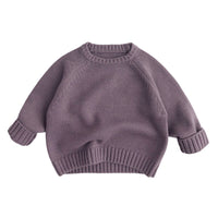 Load image into Gallery viewer, Baby Kid Unisex Solid Color Crochet Sweaters Wholesale 220914543
