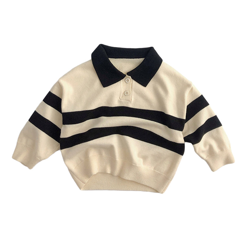 Baby Kid Unisex Striped Sweaters Wholesale 220914557