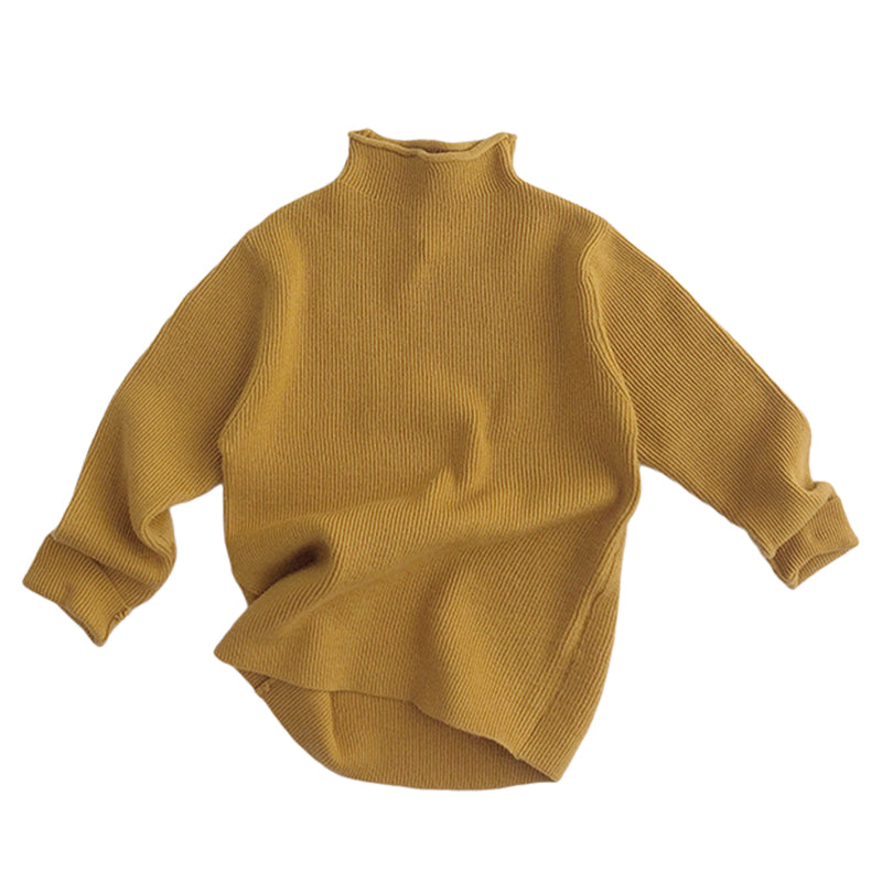 Baby Kid Unisex Solid Color Sweaters Wholesale 220914567