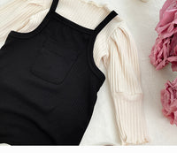 Load image into Gallery viewer, Baby Girls Solid Color Tops Wholesale 220914568
