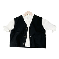 Load image into Gallery viewer, Baby Kid Boys Solid Color Vests Waistcoats Wholesale 220914569

