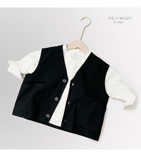 Load image into Gallery viewer, Baby Kid Boys Solid Color Vests Waistcoats Wholesale 220914569
