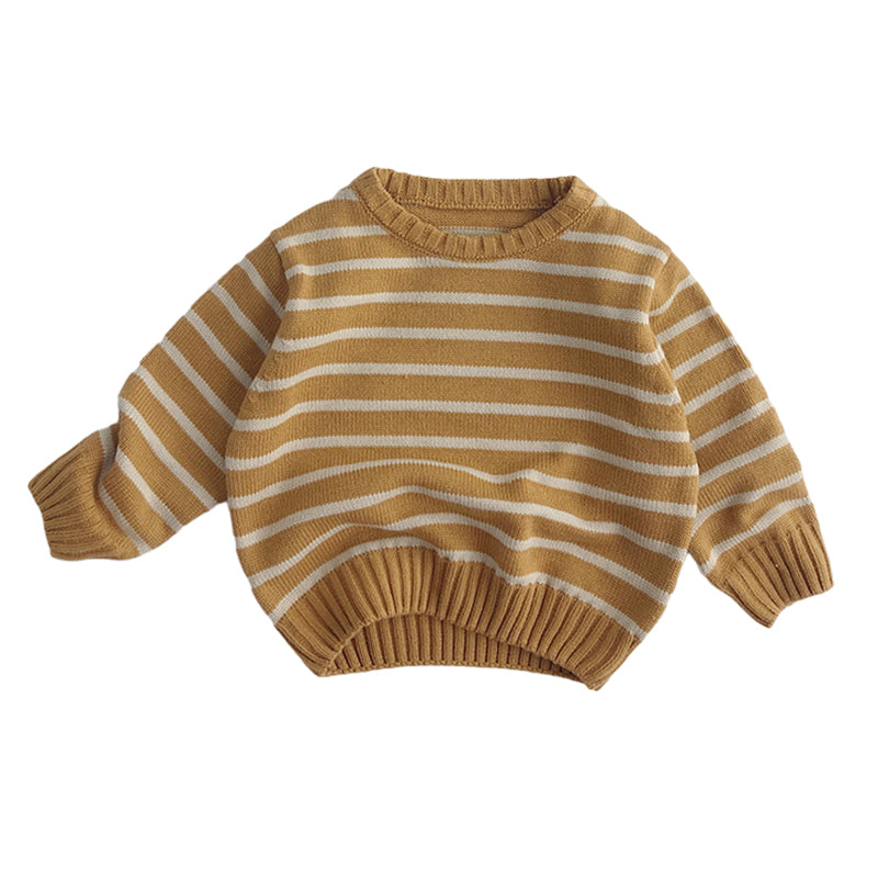 Baby Kid Unisex Striped Sweaters Wholesale 220914575