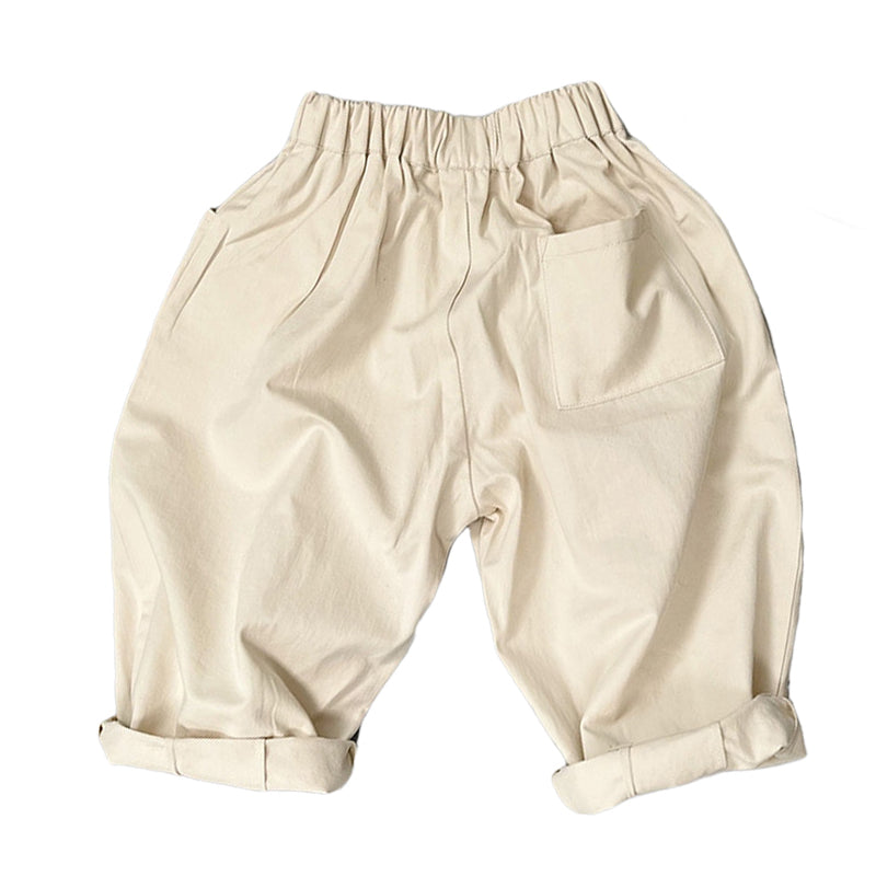 Baby Kid Unisex Solid Color Pants Wholesale 220914578