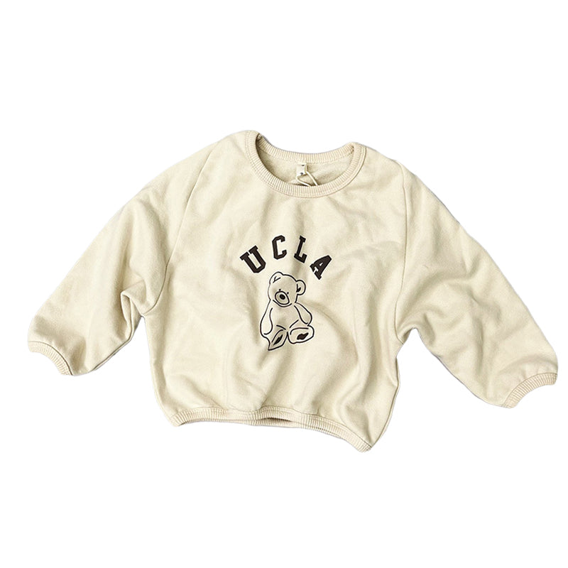 Baby Kid Unisex Letters Cartoon Hoodies Swearshirts Wholesale 220914581