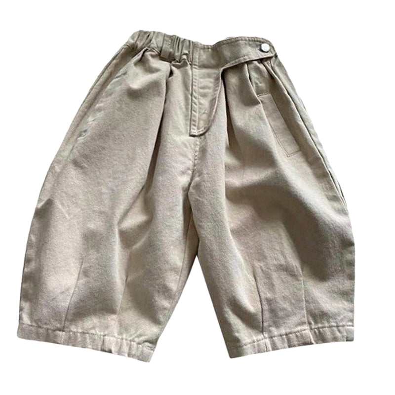 Baby Kid Unisex Solid Color Pants Wholesale 220914592