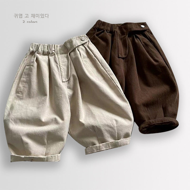 Baby Kid Unisex Solid Color Pants Wholesale 220914592