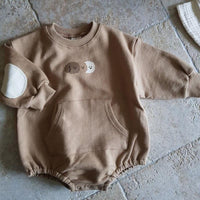 Load image into Gallery viewer, Baby Unisex Color-blocking Cartoon Rompers Wholesale 220914594
