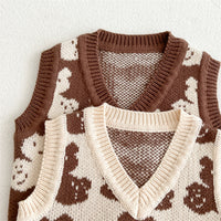 Load image into Gallery viewer, 2 Pieces Set Baby Unisex Cartoon Print Vests Waistcoats And Shorts Wholesale 220914595
