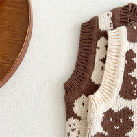 Load image into Gallery viewer, 2 Pieces Set Baby Unisex Cartoon Print Vests Waistcoats And Shorts Wholesale 220914595
