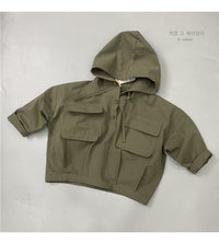Load image into Gallery viewer, Baby Kid Unisex Solid Color Jackets Outwears Wholesale 220914599
