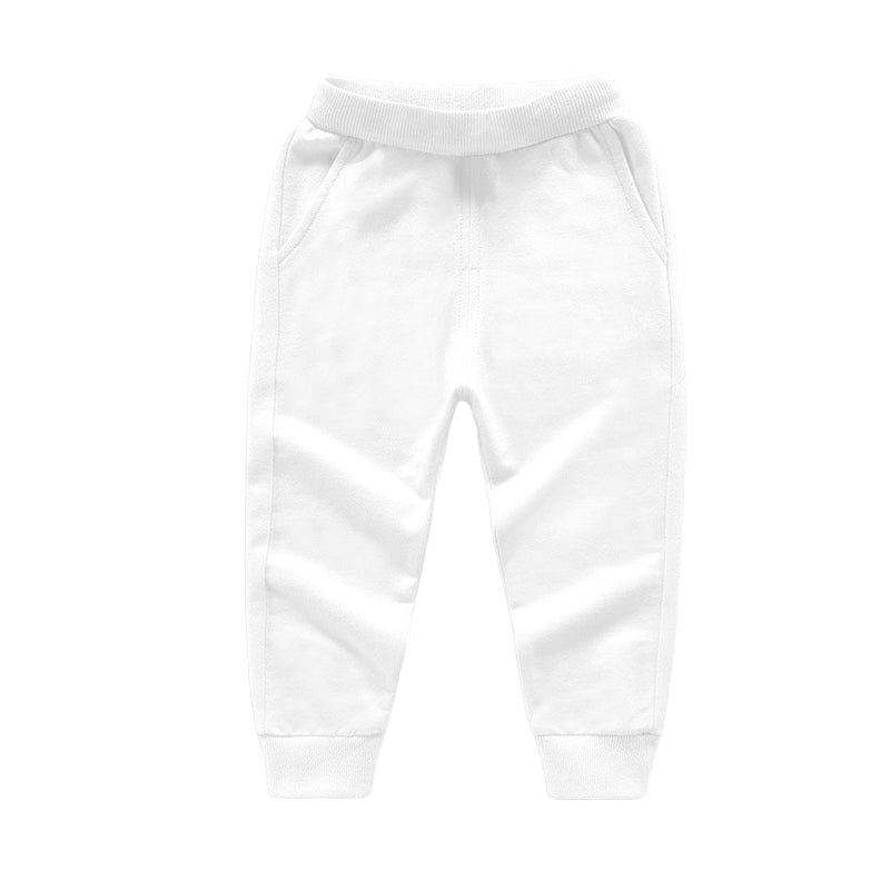 Baby Kid Unisex Solid Color Pants Wholesale 22091461