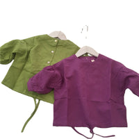 Load image into Gallery viewer, Baby Kid Girls Solid Color Shirts Wholesale 22091482
