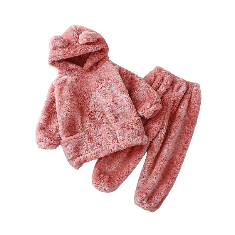 Baby Kid Unisex Solid Color Sleepwears Wholesale 22091616